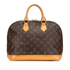 ルイ ヴィトン モノグラム アルマPM ハンドバッグ M51130 ブラウン PVC レザー レディース LOUIS VUITTON 【中古】
