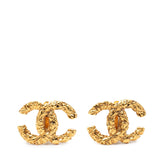 シャネル ココマーク ヨウガン 溶岩 モチーフ イヤリング ゴールド メッキ レディース CHANEL 【中古】