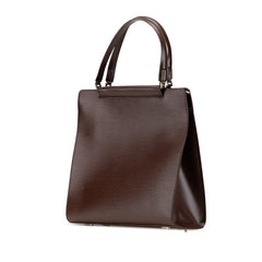 ルイ ヴィトン エピ フィガリPM ハンドバッグ トートバッグ M5201D モカ ブラウン レザー レディース LOUIS VUITTON 【中古】