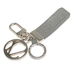 ルイ ヴィトン タイガ ポルトクレ LVクラブ キーホルダー M65047 グラシエ グレー メタル レザー メンズ LOUIS VUITTON 【中古】