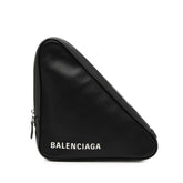バレンシアガ トライアングル クラッチバッグ クラッチバッグ 476976 ブラック レザー レディース BALENCIAGA 【中古】