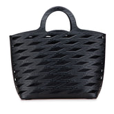 バレンシアガ ネオバスケット ハンドバッグ 626111 ブラック レザー レディース BALENCIAGA 【中古】