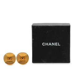 シャネル ココマーク ヴィンテージ イヤリング ゴールド メッキ レディース CHANEL 中古