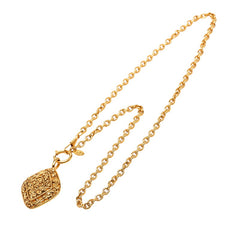 シャネル ヴィンテージ ココマーク ロングネックレス ゴールド メッキ レディース CHANEL 【中古】