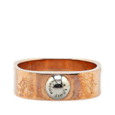 ルイ ヴィトン ナノグラム バーグ リング 指輪 サイズ:M M00214 ピンクゴールド シルバー メッキ メタル レディース LOUIS VUITTON 【中古】