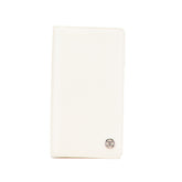 シャネル ココマーク 長財布 ホワイト レザー レディース CHANEL 【中古】