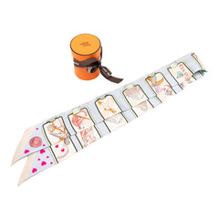 エルメス ツイリー Hermes Story エルメス ストーリー スカーフ ブルー ピンク マルチカラー シルク レディース HERMES 【中古】