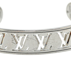 ルイ ヴィトン ジョンク マルチ LV オープン バングル ブレスレット #M M63651 シルバー メタル レディース LOUIS VUITTON 【中古】