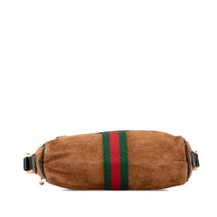 グッチ シェリー オフィディア 斜め掛け ショルダーバッグ 573321 ブラウン マルチカラー スウェード エナメル レディース GUCCI 【中古】