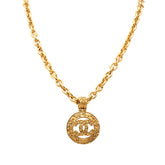 シャネル ココマーク チェーン ロング ネックレス メッキ レディース CHANEL 【中古】