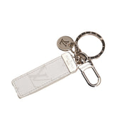 ルイ ヴィトン タイガラマ ポルトクレ ネオ LV クラブ チャーム キーホルダー M01347 ホワイト メタル レザー レディース LOUIS VUITTON 【中古】