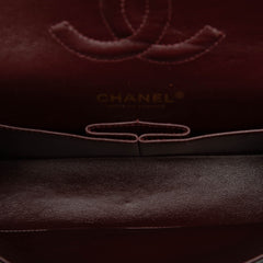 シャネル ココマーク マトラッセ25 ダブルフラップ チェーンショルダーバッグ ブラック キャビアスキン レディース CHANEL 【中古】