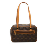 ルイ ヴィトン モノグラム シテMM ハンドバッグ ショルダーバッグ M51182 ブラウン PVC レザー レディース LOUIS VUITTON 【中古】