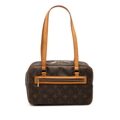 ルイ ヴィトン モノグラム シテMM ハンドバッグ ショルダーバッグ M51182 ブラウン PVC レザー レディース LOUIS VUITTON 【中古】