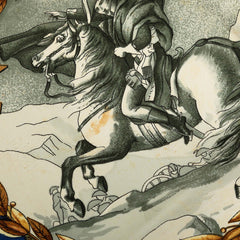 エルメス カレ90 Napoléon ナポレオン スカーフ ネイビー マルチカラー シルク レディース HERMES 中古