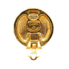 シャネル ヴィンテージ カラーストーン イヤリング ゴールド メッキ レディース CHANEL 【中古】
