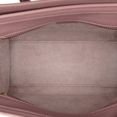 セリーヌ ラゲージ ナノ ショッパー ハンドバッグ ショルダーバッグ 2WAY ピンク レザー レディース CELINE 【中古】