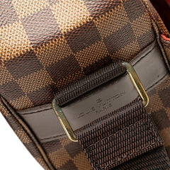 ルイ ヴィトン ダミエ ブロードウェイ ショルダーバッグ M42270 ブラウン PVC レザー メンズ LOUIS VUITTON 【中古】