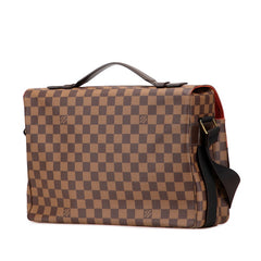 ルイ ヴィトン ダミエ ブロードウェイ ショルダーバッグ M42270 ブラウン PVC レザー メンズ LOUIS VUITTON 【中古】