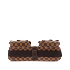 ルイ ヴィトン ダミエ ブロードウェイ ショルダーバッグ M42270 ブラウン PVC レザー メンズ LOUIS VUITTON 【中古】