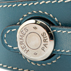 エルメス セリエ ダルヴィ ブレスレット ブルージーン ボックスカーフ レディース HERMES 【中古】