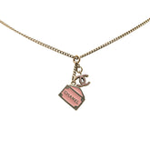 シャネル ヴィンテージ ココマーク 31 RUE CAMBON カンボン ネックレス ゴールド ピンク メッキ レディース CHANEL 【中古】