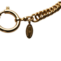 シャネル ココマーク ルーペ ネックレス ゴールド メッキ レディース CHANEL 【中古】
