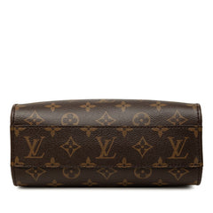 ルイ ヴィトン モノグラム サックプラBB ハンドバッグ ショルダーバッグ 2WAY M46265 ブラウン PVC レザー レディース LOUIS VUITTON 中古