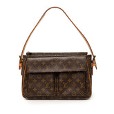 ルイ ヴィトン モノグラム ヴィバシテGM ワンショルダーバッグ M51163 ブラウン PVC レザー レディース LOUIS VUITTON 【中古】