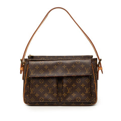 ルイ ヴィトン モノグラム ヴィバシテGM ワンショルダーバッグ M51163 ブラウン PVC レザー レディース LOUIS VUITTON 【中古】