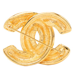 シャネル ヴィンテージ マトラッセ ココマーク ブローチ ゴールド メッキ レディース CHANEL 【中古】