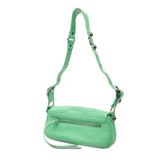 バレンシアガ ル カゴール スリング XS ショルダーバッグ 771670 グリーン系 レザー レディース BALENCIAGA 【中古】