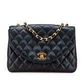 シャネル マトラッセ ココマーク チェーン ショルダーバッグ ブラック ラムスキン レディース CHANEL 【中古】