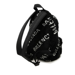 バレンシアガ エブリデイ リュック バックパック 552379 ブラック フェイクファー レディース BALENCIAGA 中古