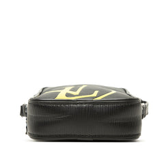 ルイ ヴィトン エピ LVサークル ダヌーブPM 斜め掛け ショルダーバッグ M55120 ノワール ブラック レザー メンズ LOUIS VUITTON 中古