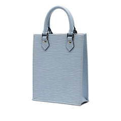 ルイ ヴィトン エピ プティット サックプラ ハンドバッグ ショルダーバッグ 2WAY M80167 ブルー レザー レディース LOUIS VUITTON 【中古】