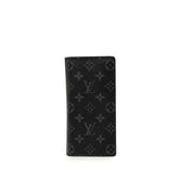ルイ ヴィトン モノグラム エクリプス ポルトフォイユ ブラザ 長財布 M61697 ブラック PVC レザー メンズ LOUIS VUITTON 【中古】