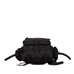 ヴァレンティノ ラブ ブレード リュック バックパック ブラック マルチカラー ナイロン レザー メンズ VALENTINO 中古