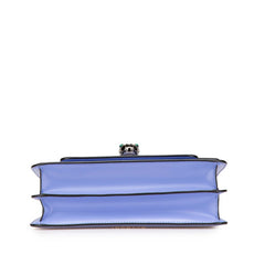 ブルガリ セルペンティ フォーエバー チェーン ショルダーバッグ ハンドバッグ ブルー レザー レディース BVLGARI 【中古】