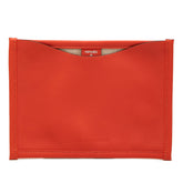 エルメス プティアッシュ ポーチ 小物入れ パスケース カードケース オレンジ レザー トワルアッシュ レディース HERMES 【中古】
