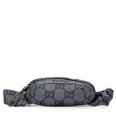 グッチ GGナイロン ウエストバッグ ボディバッグ 767934 グレー レザー エコナイロン メンズ GUCCI 【中古】