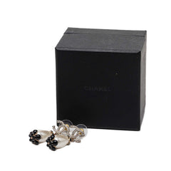 シャネル ココマーク ラインストーン ピアス A21C ゴールド メッキ フェイクパール レディース CHANEL 【中古】