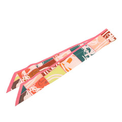 エルメス ツイリー En Desordre 無秩序 スカーフ マルチカラー シルク レディース HERMES 【中古】