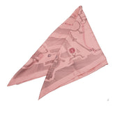 エルメス カレ90 PLANCHE D ETVDE 宝石 スカーフ ピンク シルク レディース HERMES 【中古】