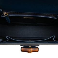 グッチ バンブー 1947 100周年 ハンドバッグ ショルダーバッグ 2WAY 678489 ネイビー マルチカラー PVC レザー レディース GUCCI 【中古】