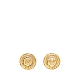 シャネル ココマーク ラウンド イヤリング ゴールド メッキ レディース CHANEL 【中古】
