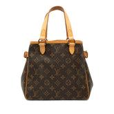 ルイ ヴィトン モノグラム バティニョール ハンドバッグ トートバッグ M51156 ブラウン PVC レザー レディース LOUIS VUITTON 中古