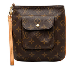 ルイ ヴィトン モノグラム パルティシオン ポーチ M51901 ブラウン PVC レザー レディース LOUIS VUITTON 【中古】