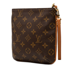 ルイ ヴィトン モノグラム パルティシオン ポーチ M51901 ブラウン PVC レザー レディース LOUIS VUITTON 【中古】