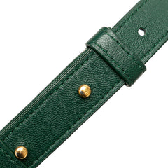 ボッテガヴェネタ マキシ イントレチャート キャンディ カセット ミニショルダーバッグ グリーン レザー レディース BOTTEGAVENETA 【中古】